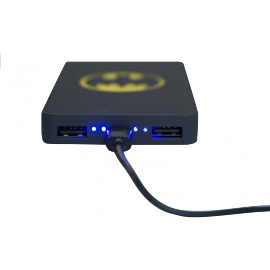 Batman power bank 6000 mAh Light-Up Batman Logo