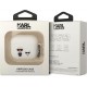 Cg Mobile Sas Karl Lagerfeld case for Airpods 3 KLACA3SILKCW white Silicone Karl & Choupette