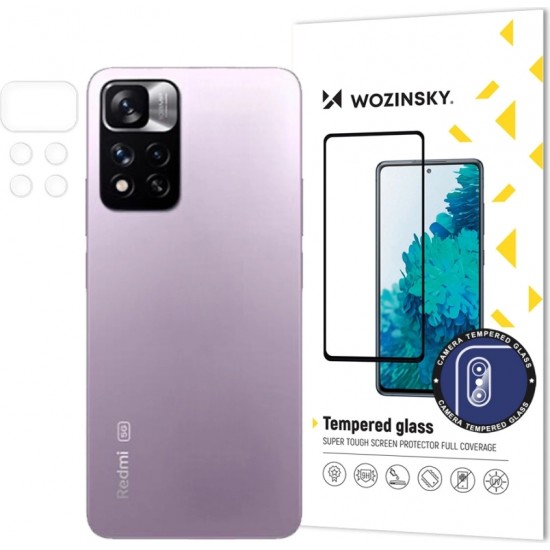 Wozinsky Camera Glass 9H Full Camera Tempered Glass for Xiaomi Redmi Note 11 Pro+ Camera