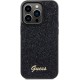 Cg Mobile Sas Guess case for iPhone 14 Pro 6,1" GUHCP14LPMSDGSK HC PU DISCO SCRIPT METAL BLACK