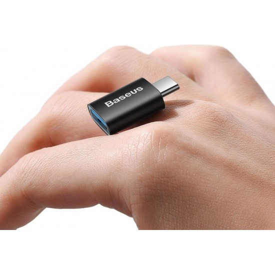 Baseus adapter Ingenuity USB-C to USB-A 3.1 black OTG