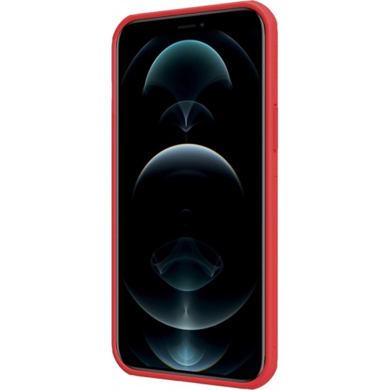 Nillkin Super Frosted Shield Pro durable case cover for iPhone 13 Pro Max red