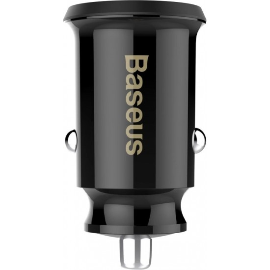 Baseus Grain Car Charger CCALL-ML01 mini charger 2x USB-A 3.1A - black