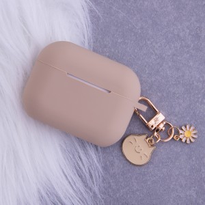 Case for Airpods / Airpods 2 carmel with pendant