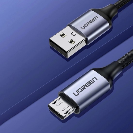 Ugreen US290 60148 USB-A / micro USB 2.4A cable 2m - gray