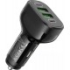 Hoco Car Charger 2 x USB A 2 x Type C PD QC 72W NZ11 Black