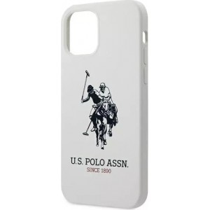 U.s. Polo US Polo USHCP12LSLHRWH Phone Case for Apple iPhone 12 Pro Max white/white Silicone Collection