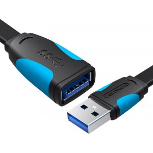 Vention Flat USB 3.0 extender Vention VAS-A13-B300 3m Black