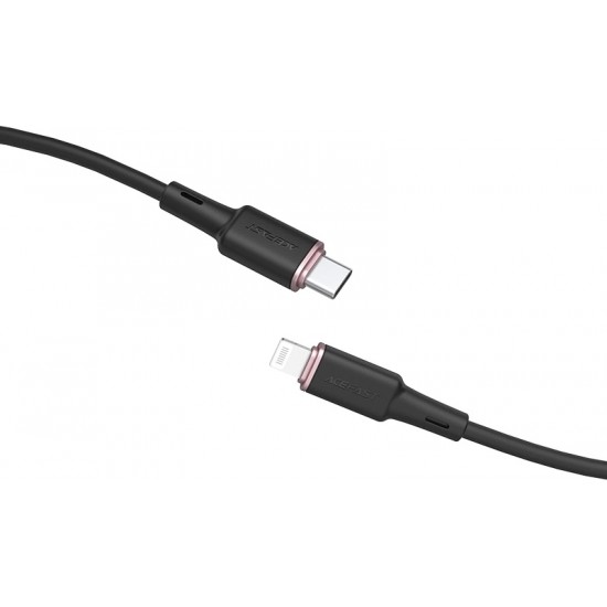 Acefast cable MFI USB Type C - Lightning 1.2m, 30W, 3A black (C2-01 black)