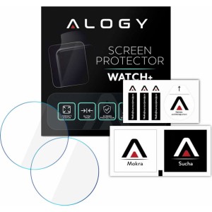 Alogy 2x Alogy 9H Tempered Glass for Huawei Watch GT 3 46mm