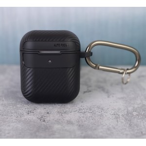 Carbon case for Airpods / Airpods 2 black