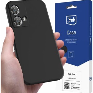 3MK Case for Motorola Edge 40 Neo 3mk Matt Case Cover Matte Black Back