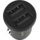 Baseus Grain Car Charger CCALL-ML01 mini charger 2x USB-A 3.1A - black