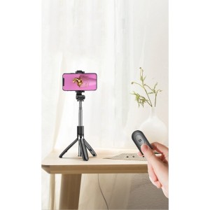 XO SS08 Selfie Stick 2in1 штатив телескопическая подставка с Bluetooth пульт дистанционного управления