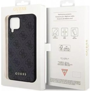 Guess Etui Guess GUHCSM33G4GFGR do Samsung Galaxy M33 5G M336 hard case 4G Metal Gold Logo