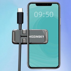 Wozinsky Magnetic Phone Holder with Cable Organizer (WMCDO-B1)