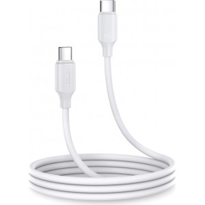 Joyroom Long-Lasting Series A9 USB-C / USB-C PD QC cable 60W 3A 1m - white