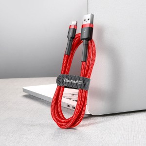 Baseus cable Cafule USB - USB-C 0,5 m 3A red