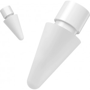 Baseus replaceable silicone tips for a stylus 12pcs. white (soft)