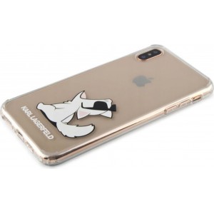 Karl Lagerfeld Etui Karl Lagerfeld Choupette do Apple iPhone XS Max Clear