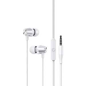 Usams Stereo headphones EP-42 3.5 mm white/white box SJ475HS02