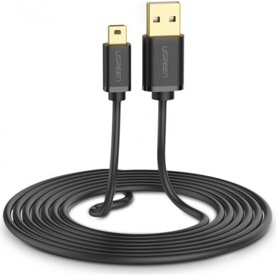 Ugreen cable USB - mini USB 480 Mbps cable 1.5 m black (US132 10385)