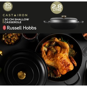 Russell Hobbs RH02525BEU7 Cast iron casserole 30cm black