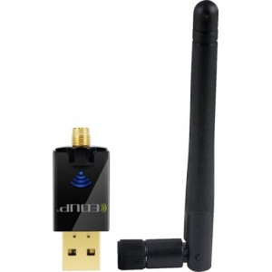 Edup EP - AC1607 Двухдиапазонный 600 Mbps USB WiFi-адаптер 2,4 ГГц / 5,8 ГГц / с внешней антенной