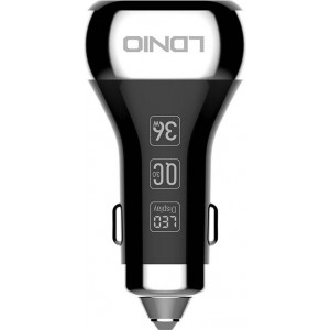 Ldnio C2 2USB Car charger + Lightning Cable