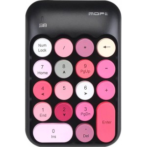 Mofii Wireless Numeric Keypad  X910 Black+Red