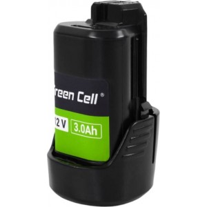 Green Cell Battery For Power Tools Green Cell PTBO12V3, Bosch GBA 12V 3Ah 1600A00X79