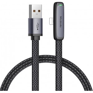 Mcdodo CA-2790 USB to lightning angle cable, 1.2m (black)