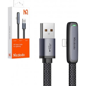 Mcdodo CA-2790 USB to lightning angle cable, 1.2m (black)