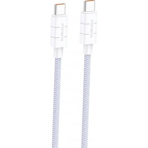 Foneng XS02 60W USB-C to USB-C cable, 1.2m (purple)