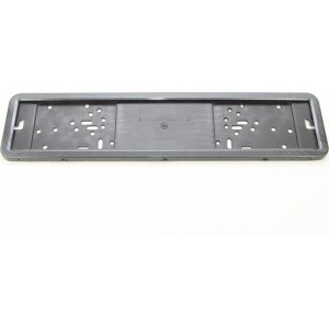 Amio Stainless steel license plate frame CARBON LPF 002