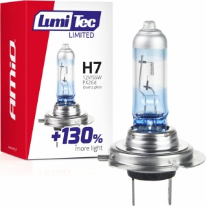 Amio Halogen bulb H7 12V 55W LumiTec LIMITED +130%