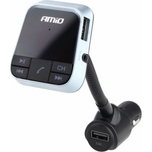 Amio Bluetooth FM Transmiter with Charger 2,4A BT-01