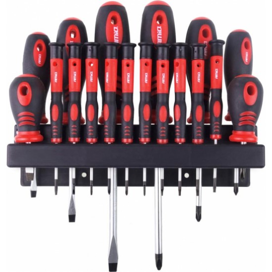 Amio Screwdriver set with hanger CR-V, 18 pcs