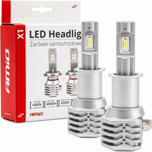 Amio LED Headlights X1 Series H3 AMiO-02964