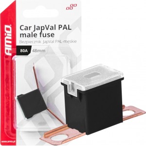 Amio Car JapVal PAL male fuses 48mm 80A AMIO-03423