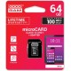 Goodram micro SDXC memory card 64GB Class 10 UHS-I adapter