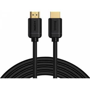 Baseus HDMI 2.0 Cable, 4K 60Hz, 3D, HDR, 18Gbps, 3m (Black)