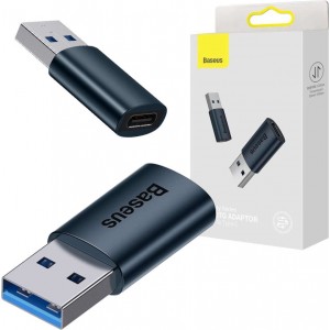 Baseus Ingenuity OTG Adapter USB 3.1 to USB-C Type C Blue