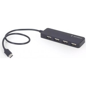 Gembird USB Концентратор 4-портовый / USB Type-C