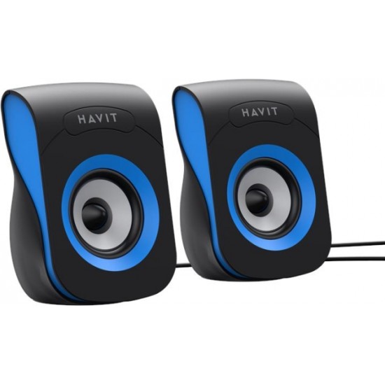 Havit computer speakers 2.0 HV-SK599 black-blue