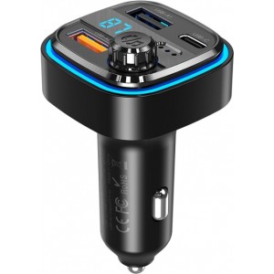 XO transmitter FM BCC08 Bluetooth MP3 car charger 3,1A black