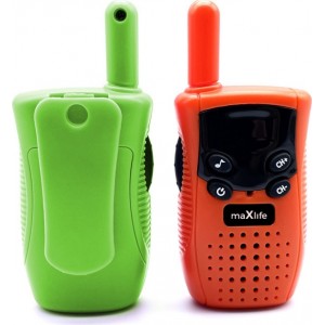 Maxlife MXWT-100 walkie talkie set orange - green