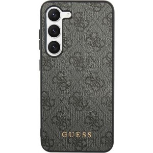 Cg Mobile Sas Guess case for Samsung Galaxy S24 Plus S926 GUHCS24MG4GFGR black hardcase 4G Metal Gold Logo