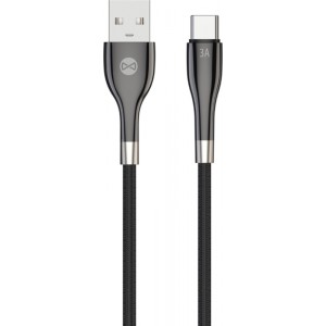 Telforceone S.a. Forever Sleek cable USB - USB-C 1,0 m 3A black