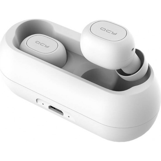 QCY Wireless Earphones TWS QCY T1C Bluetooth V5.0 (white)